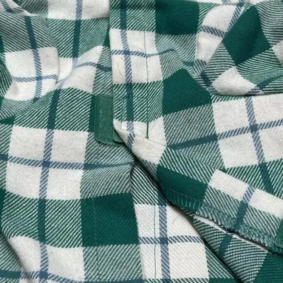 Top Paw Green and Blue Shacket Plaid Dog Shirt - XS - Picture 6 of 10